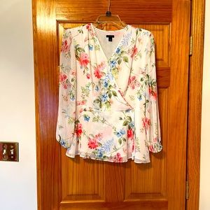 Ann Taylor Floral Blouse